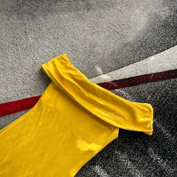 Lovers + Friends Revolve Marigold Side Slit Maxi Dress - Picture 5 of 7